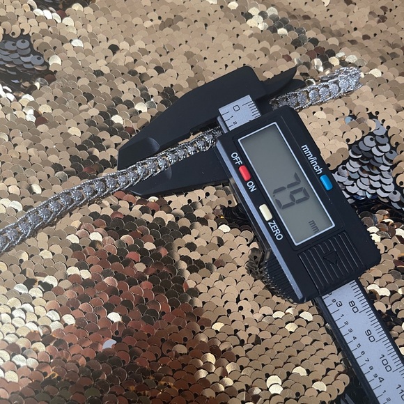 Real diamond beautiful bracelet, 1ct natural diamonds, Free diamond Hoops WOW! - Picture 3 of 8